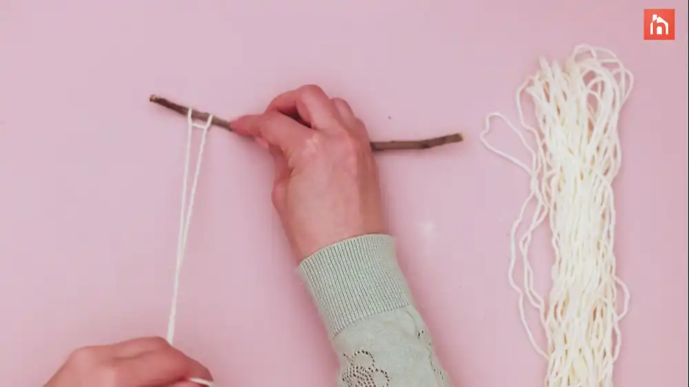 DIY Yarn Wall Tassel 10
