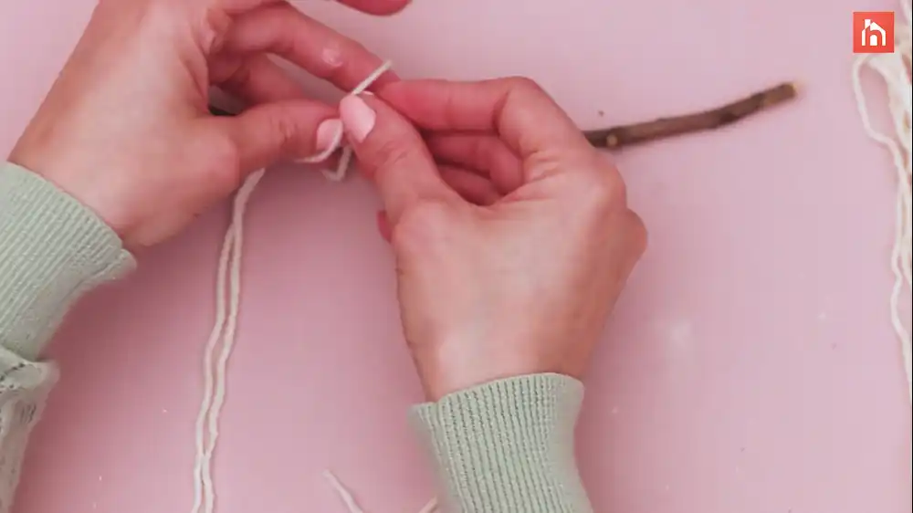 DIY Yarn Wall Tassel 11
