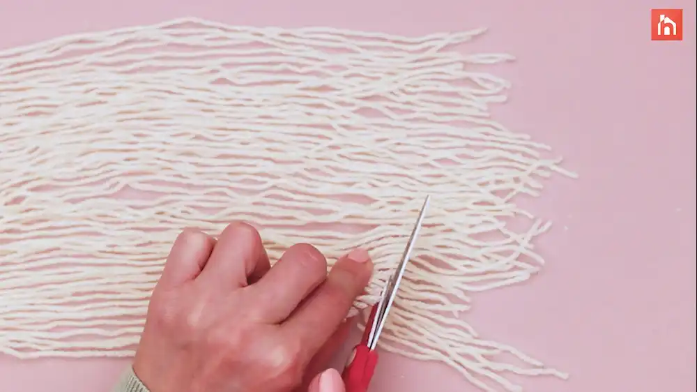 DIY Yarn Wall Tassel 15