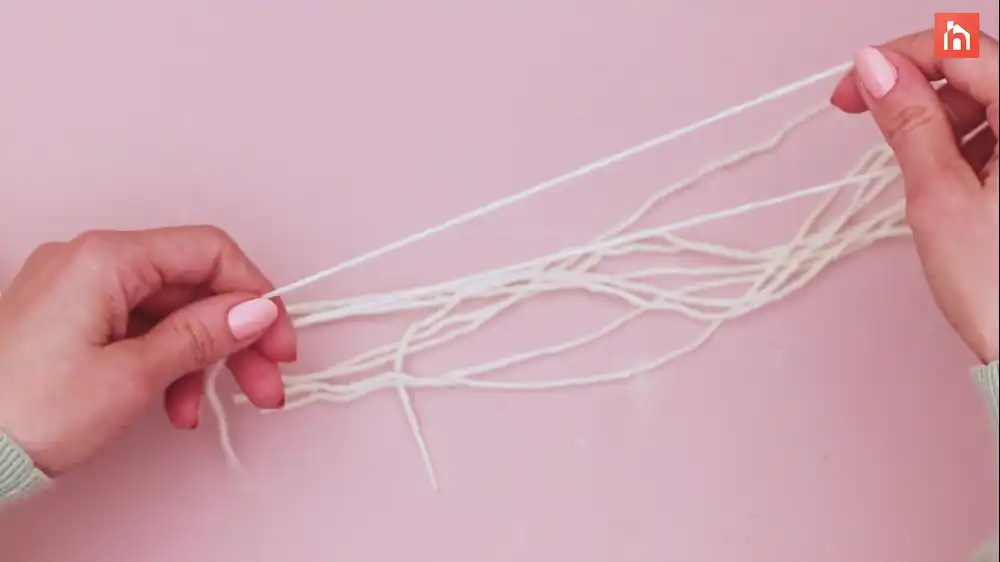 DIY Yarn Wall Tassel 4
