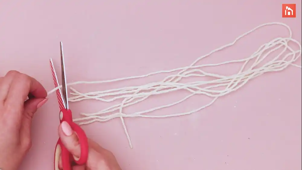 DIY Yarn Wall Tassel 5