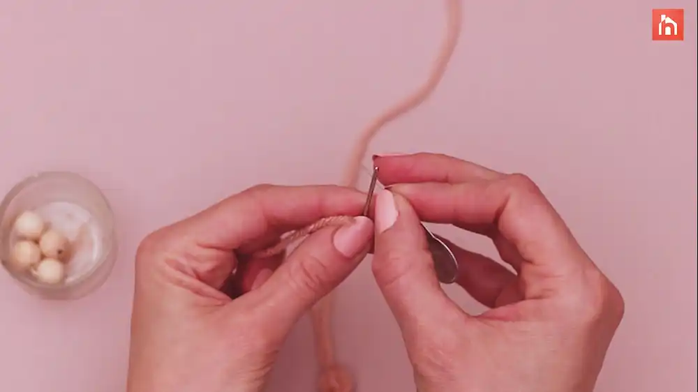 DIY Yarn Wall Tassel 52