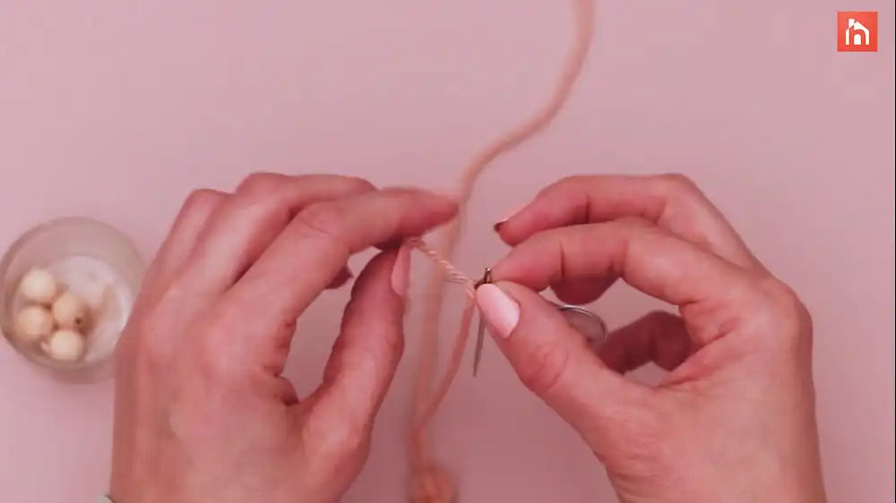 DIY Yarn Wall Tassel 54