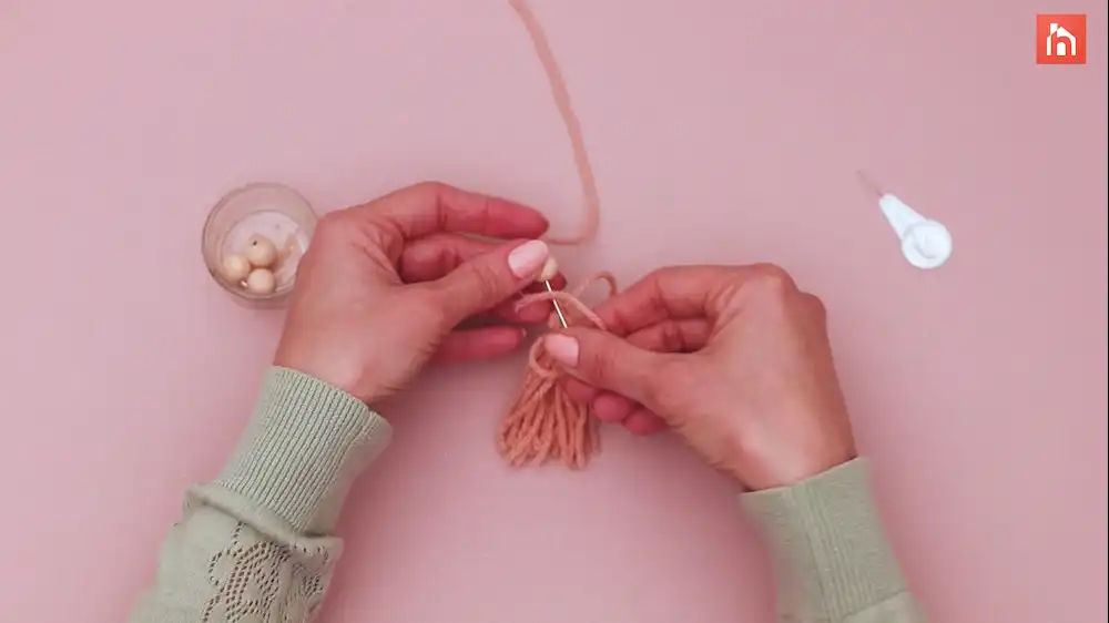 DIY Yarn Wall Tassel 58