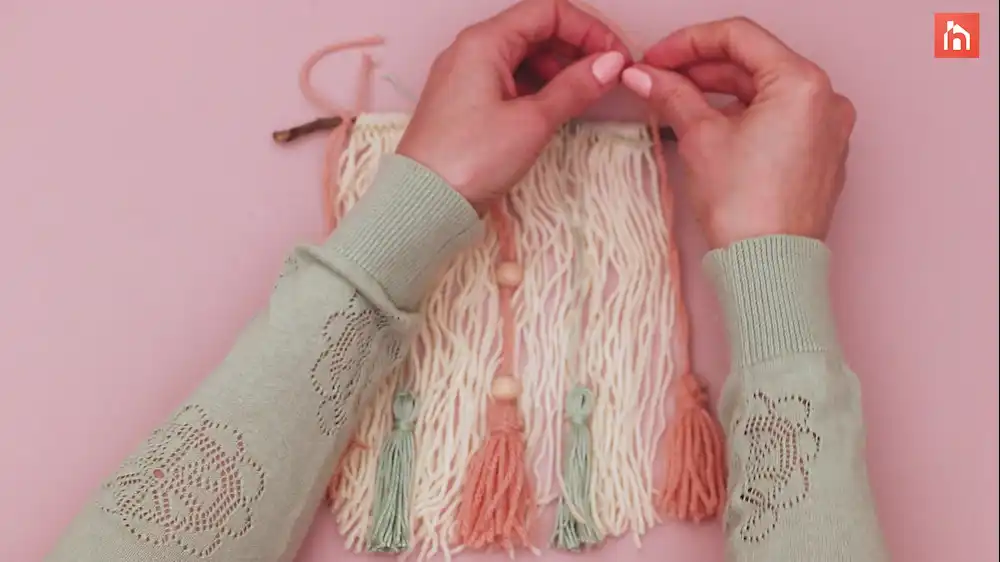 DIY Yarn Wall Tassel 71