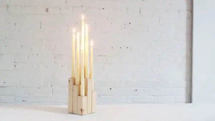 DIY candleabra