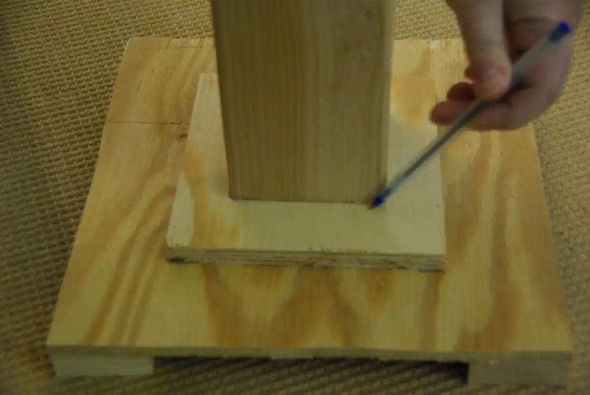 DIY coat rack building steps 6