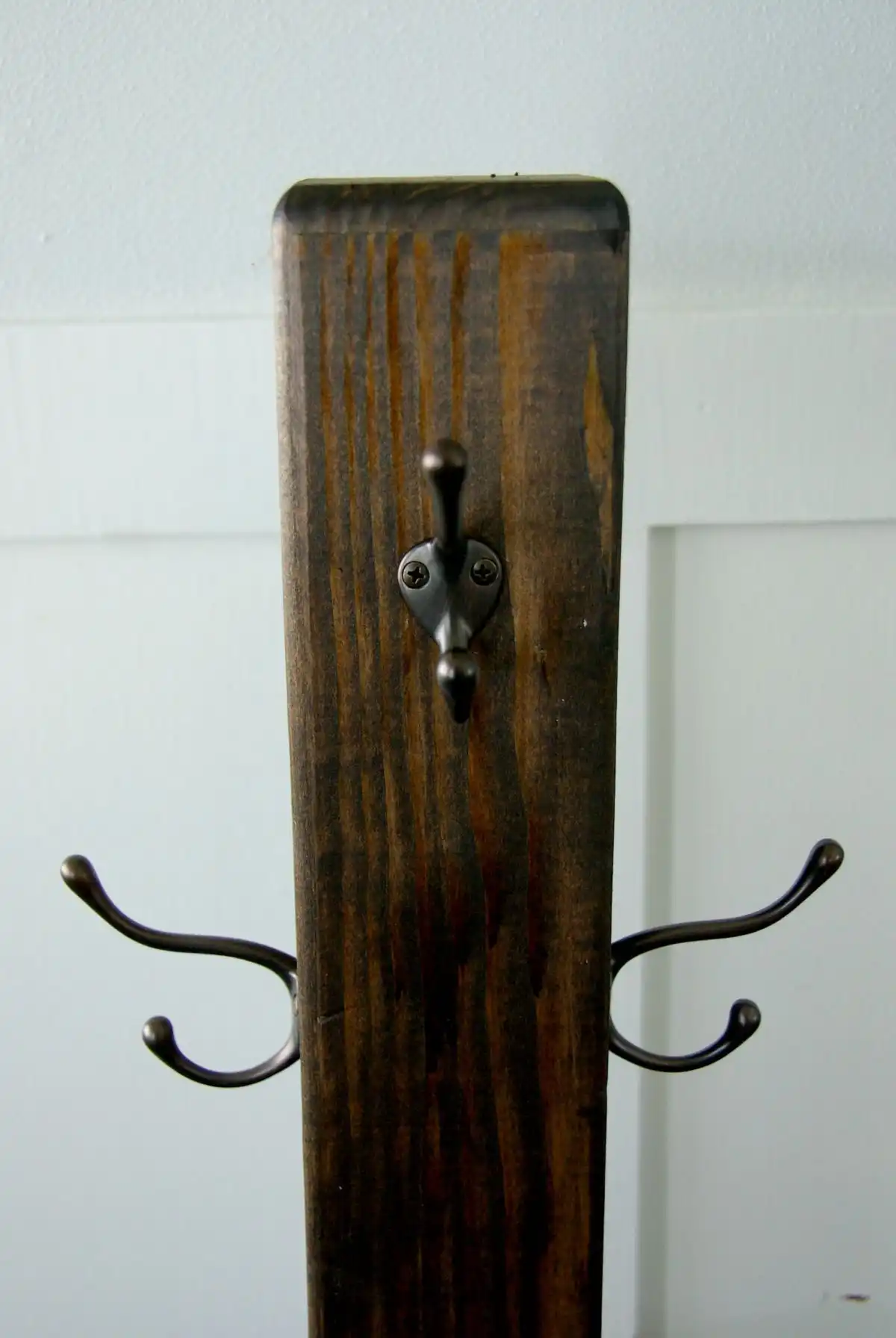 DIY coat rack hooks
