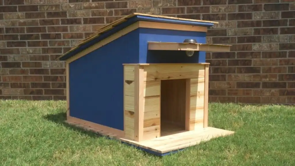 DIY dog house backyard project 1024x576