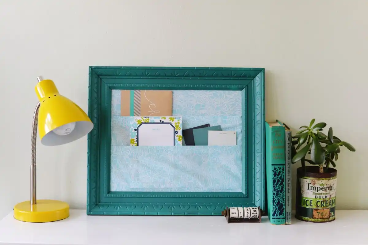 DIY framed organizer
