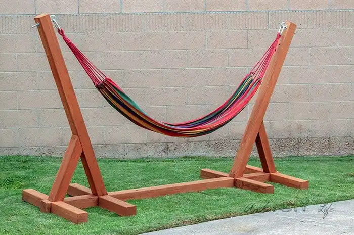 DIY hammock stand Anikas