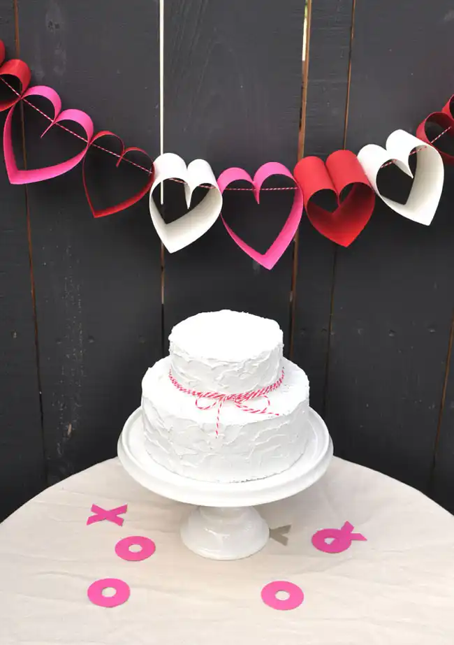 DIY heart Paper Heart Garland