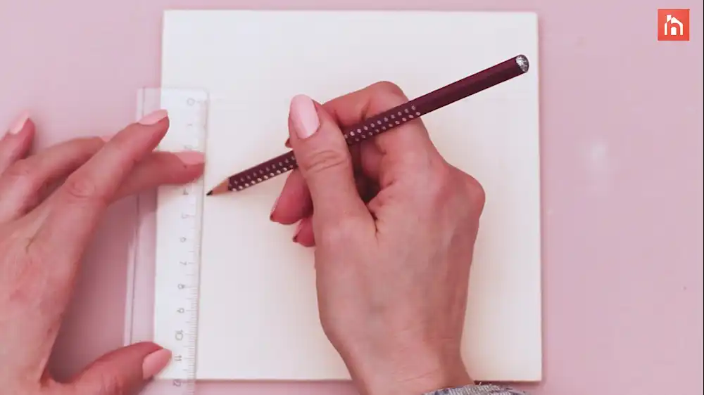 DIY heart nail string art 10