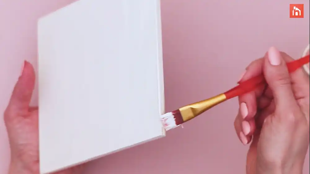 DIY heart nail string art 5