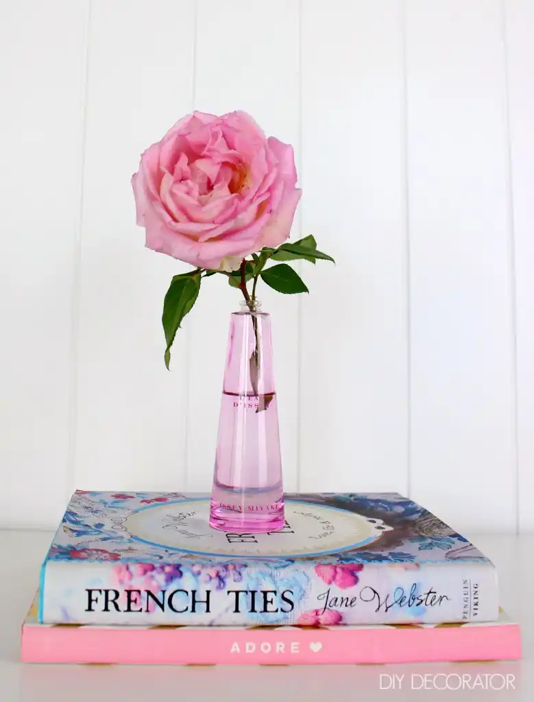 DIY perfume bottle vase