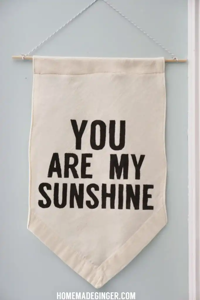 DIY quote banner