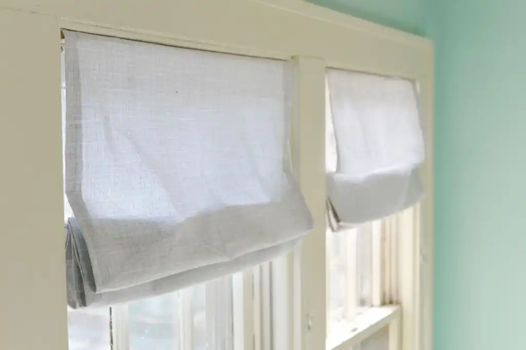 DIY roman shades tutorial