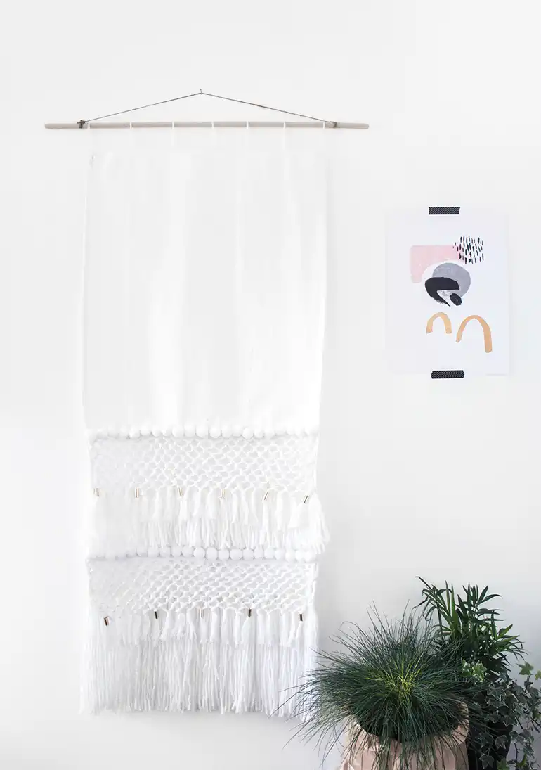 DIY runner wall hanging