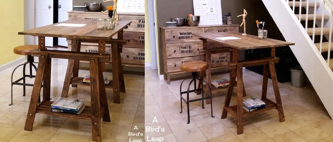 DIY treaste table desk