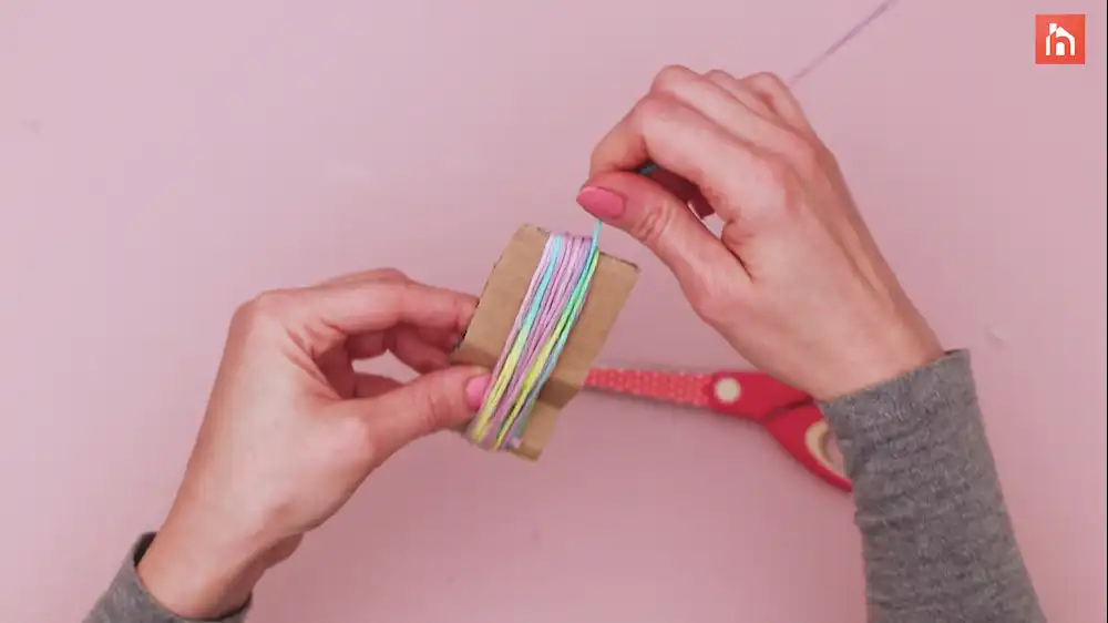 DIY yarn tassel how to make 21