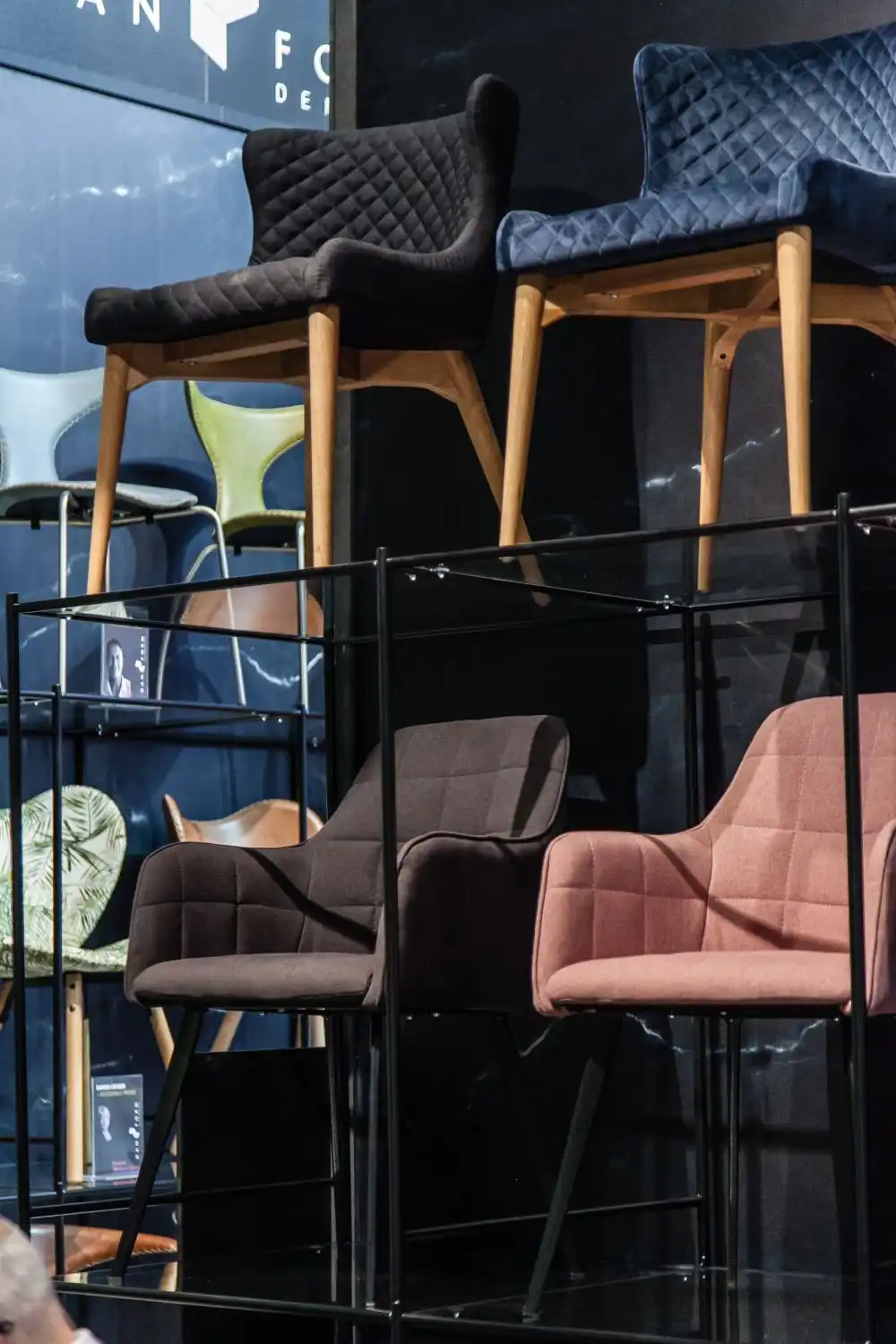 Dan Form Denmark Upholstered Dining Chairs