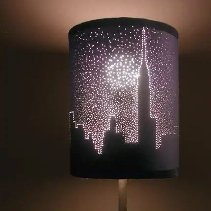 Dark lampshade