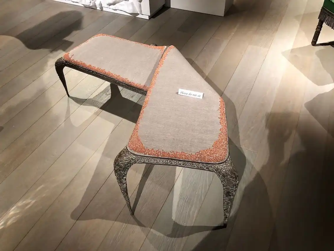 Deconstructive versions of basic furnishings are dramatic and unexpected.
