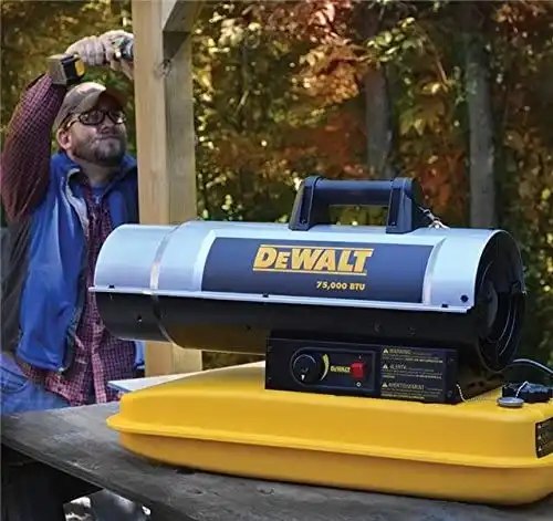 DeWalt F340675 DXH75KT Kerosene Heater 75K BTUYellow