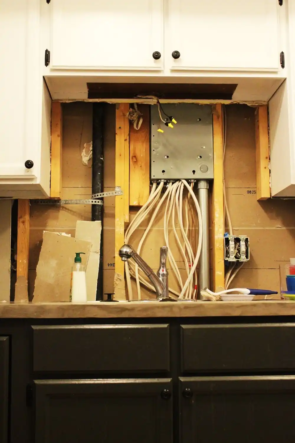 Dealing with electrical situation behind