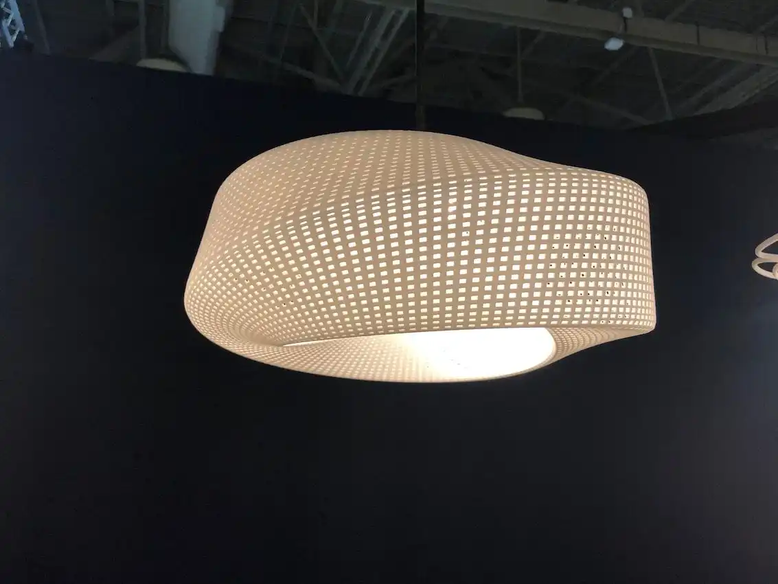 3D printing can now yield larger, more complex lighting fixtures than it used to.