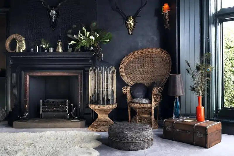Decorate the corners of the living room