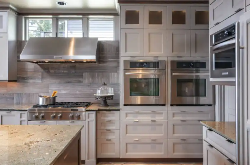 Deep Greige Cabinets