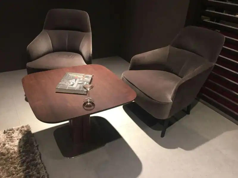 Deep grey velvet chairs