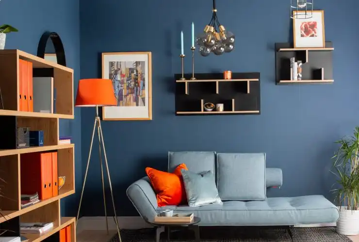 Denim And Terracotta Color Palette