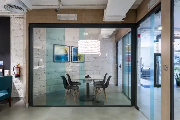 Dentsu Office Meeting area