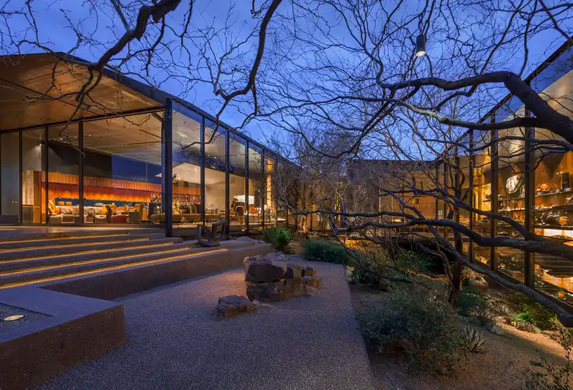 Desert Courtyard House front