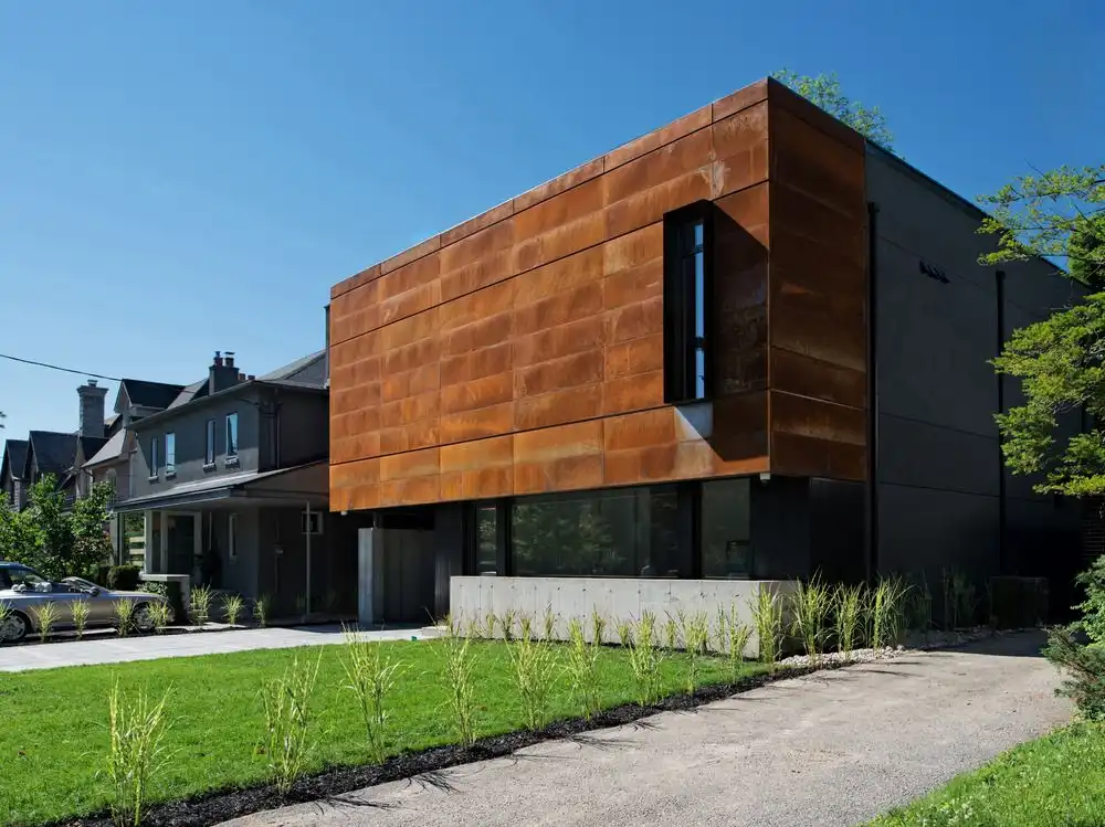 Design Heathdale Residence Corten Steel Facade
