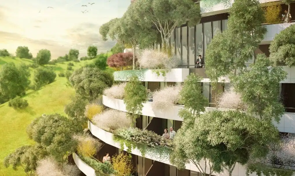 Design Vertical forest Mountain Hotel