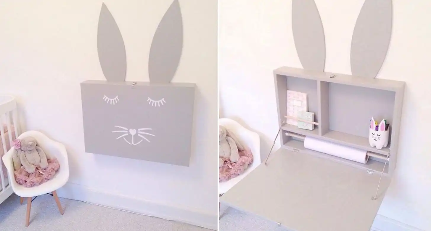 Desk designed with kids in mind