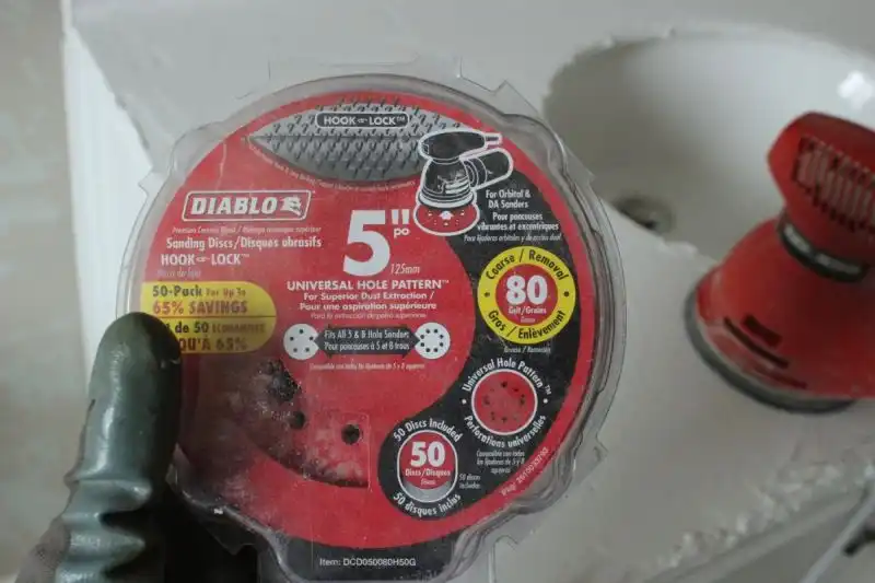 Diablo course sandpaper