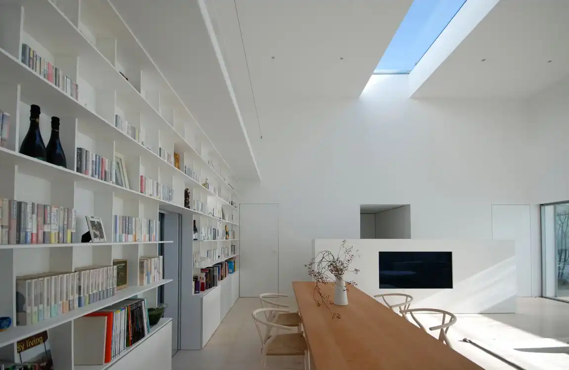 Dining room home library design