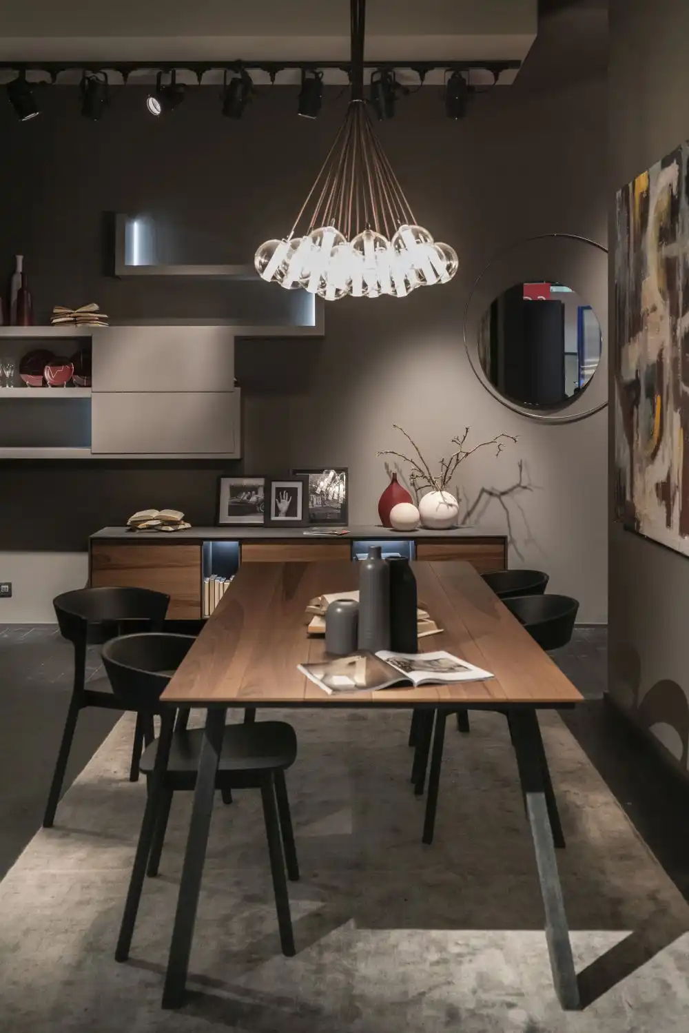 Dining table lighting over
