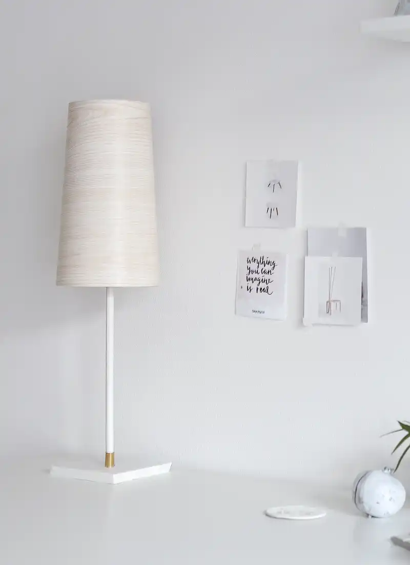 Diy table lampshade