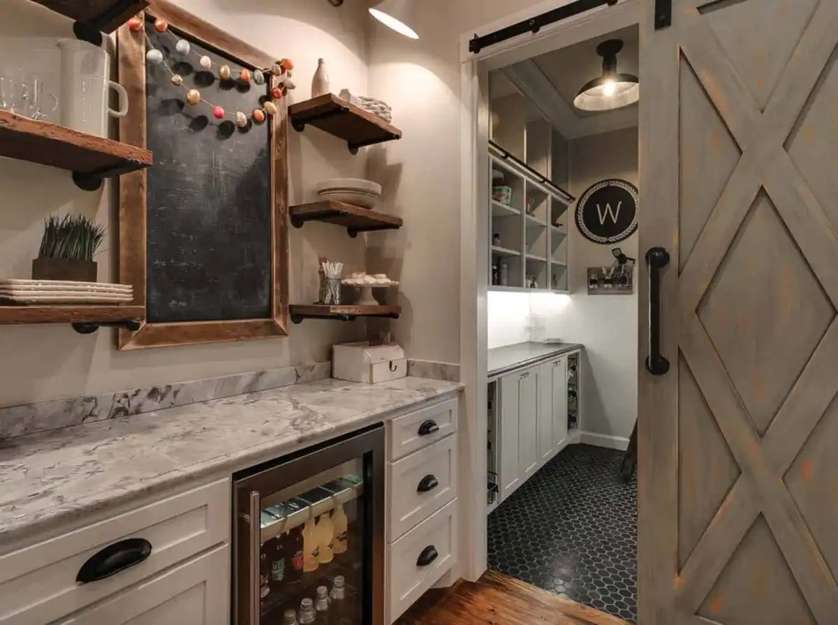 Double “X” Paneled Farmhouse Pantry Door