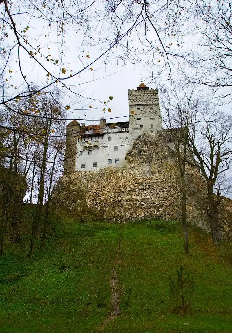 Certain parts of the castle are in ruin, showing its history