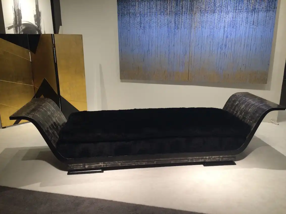 The lounge by Katsu Hammanaka is the perfect piece to pair with a larger piece of wall art.