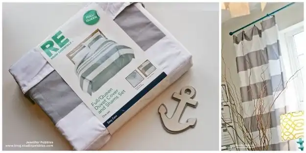 Duvet Cover into a curtain