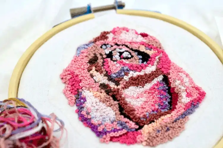 EMBROIDERED POINTILLISM