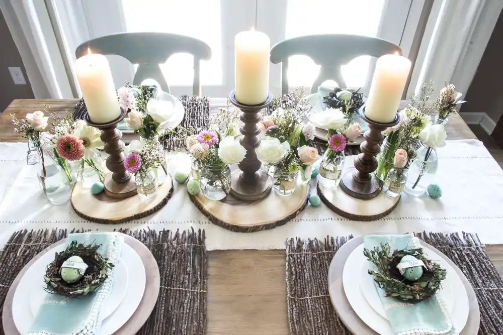 Easter Brunch Table Decor