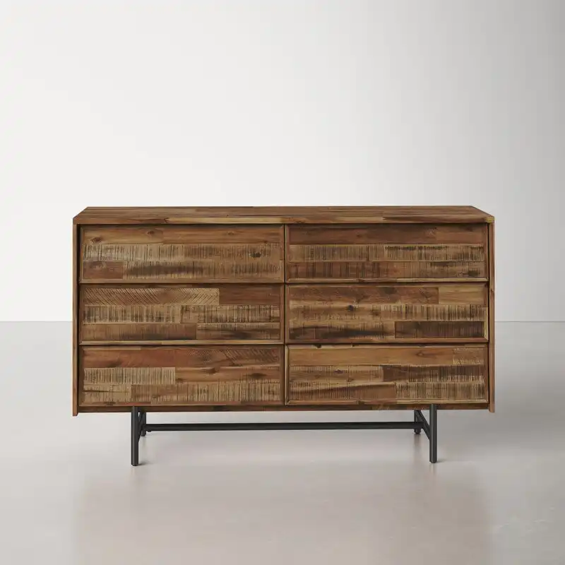 Eclectic dresser with texture and character